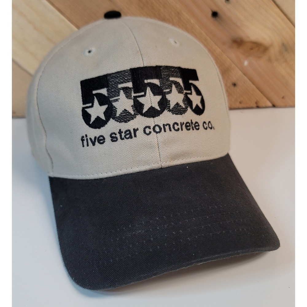 5 Star Concrete Company, Paramount Adjustable‎ Custom Embroidered Hat NEW